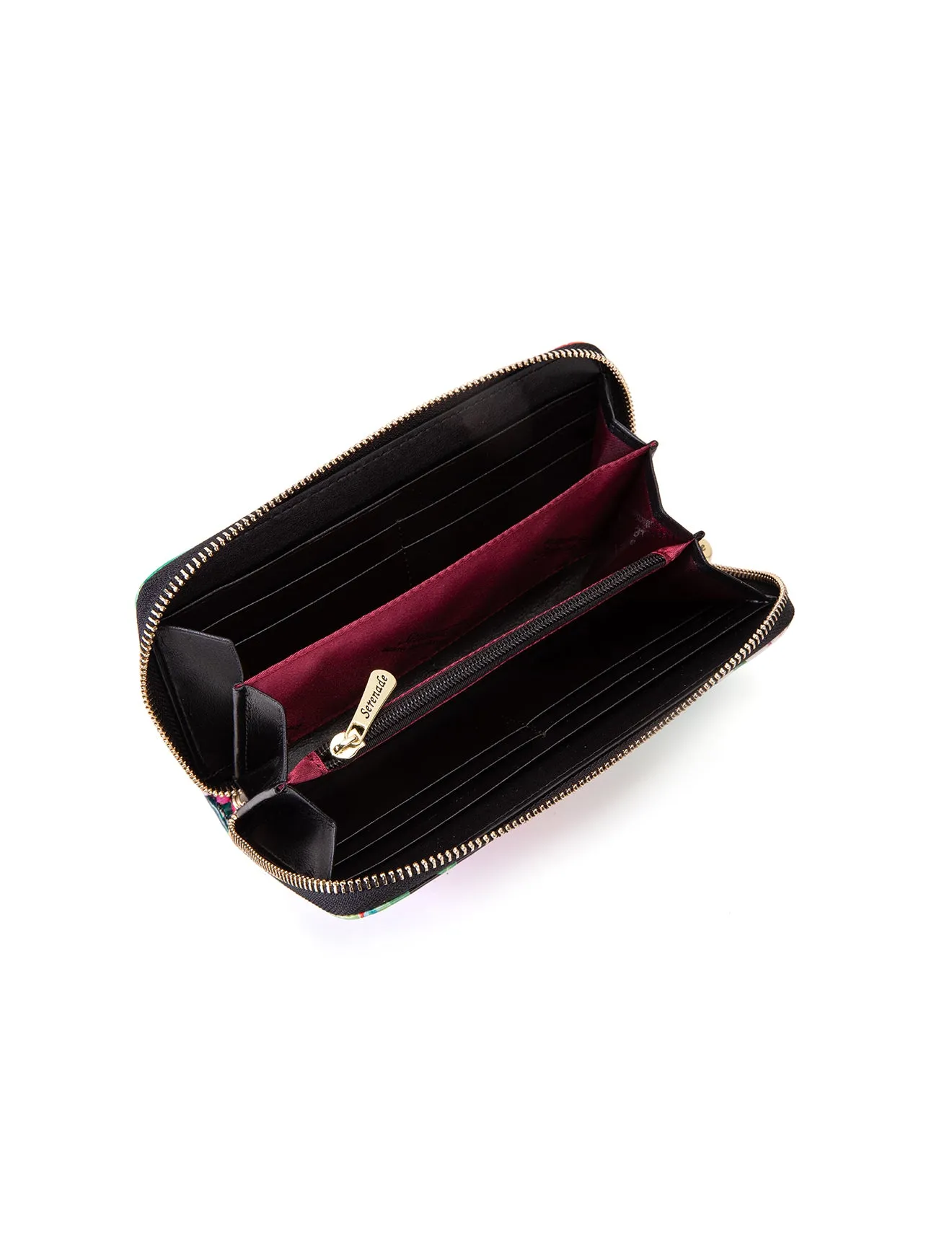 LAUREN  ZIP AROUND LEATHER RFID WALLET- WSF816- NEW IN