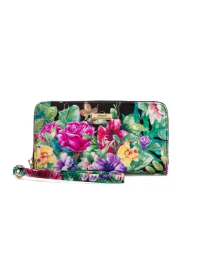 LAUREN  ZIP AROUND LEATHER RFID WALLET- WSF816- NEW IN