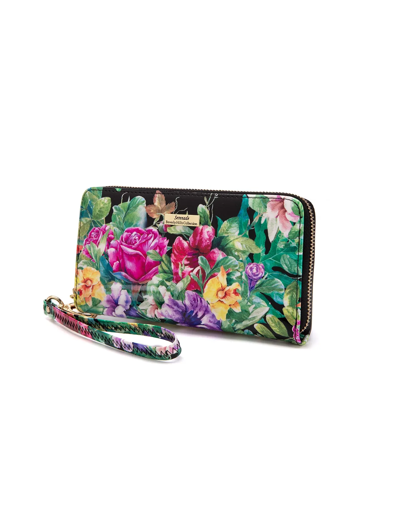 LAUREN  ZIP AROUND LEATHER RFID WALLET- WSF816- NEW IN