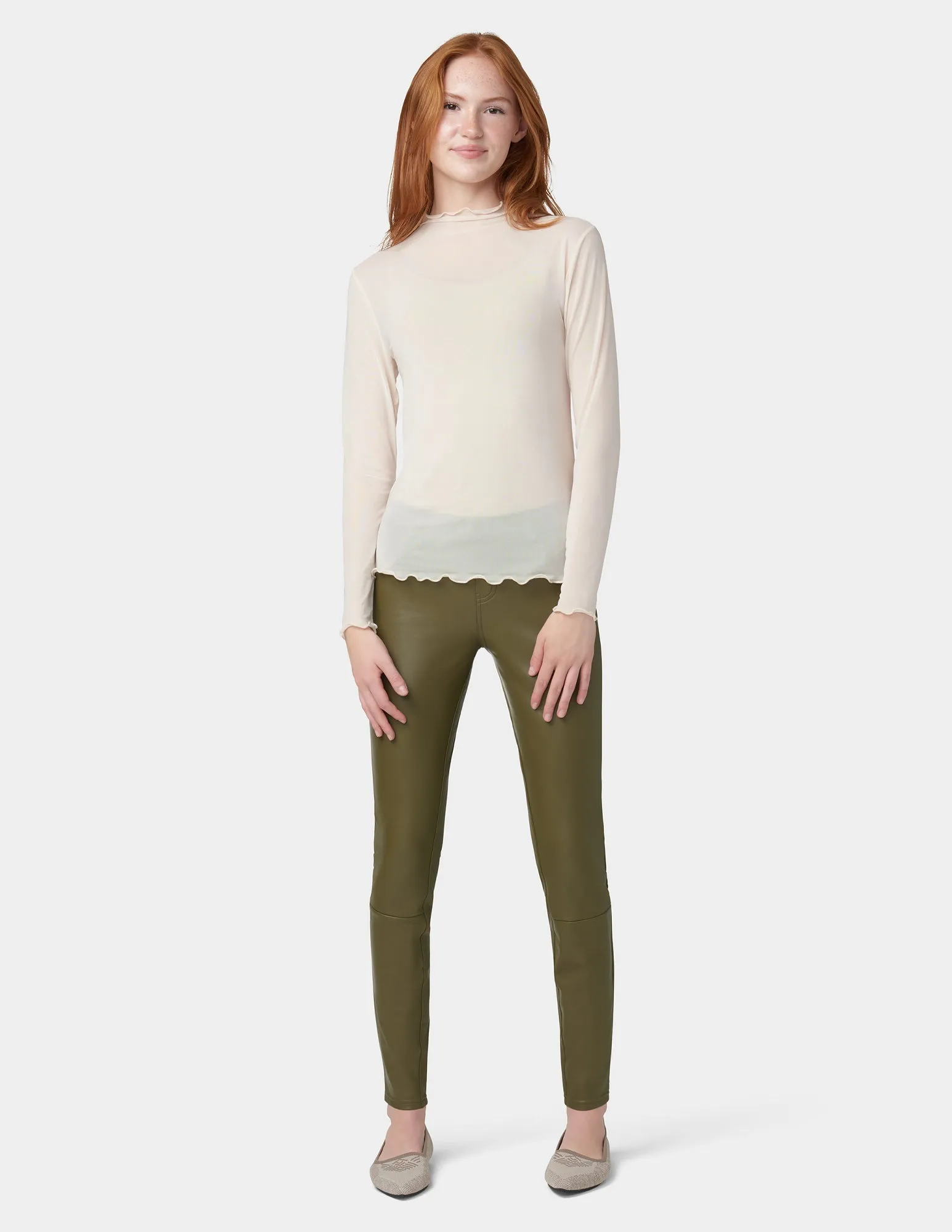 Leatherette Leggings