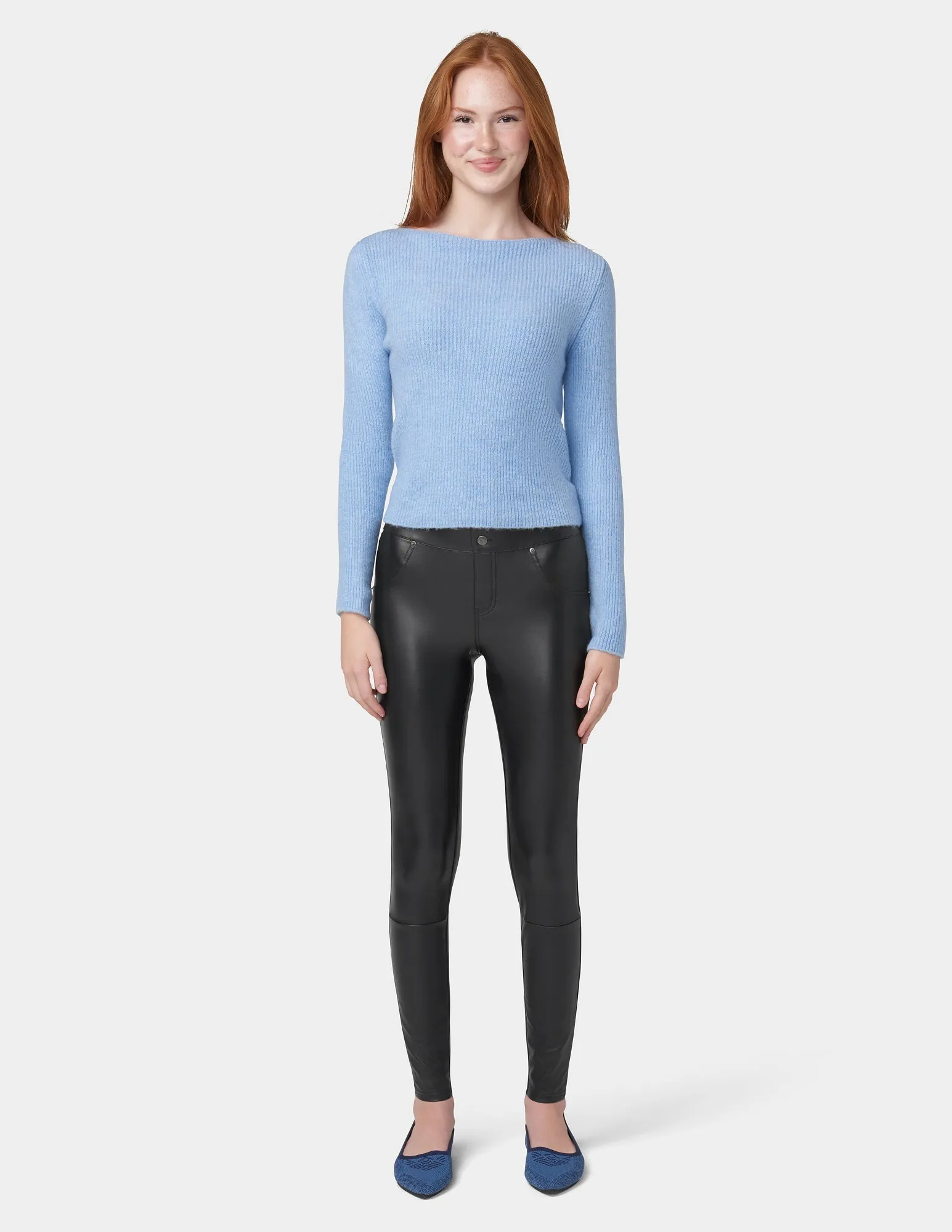 Leatherette Leggings