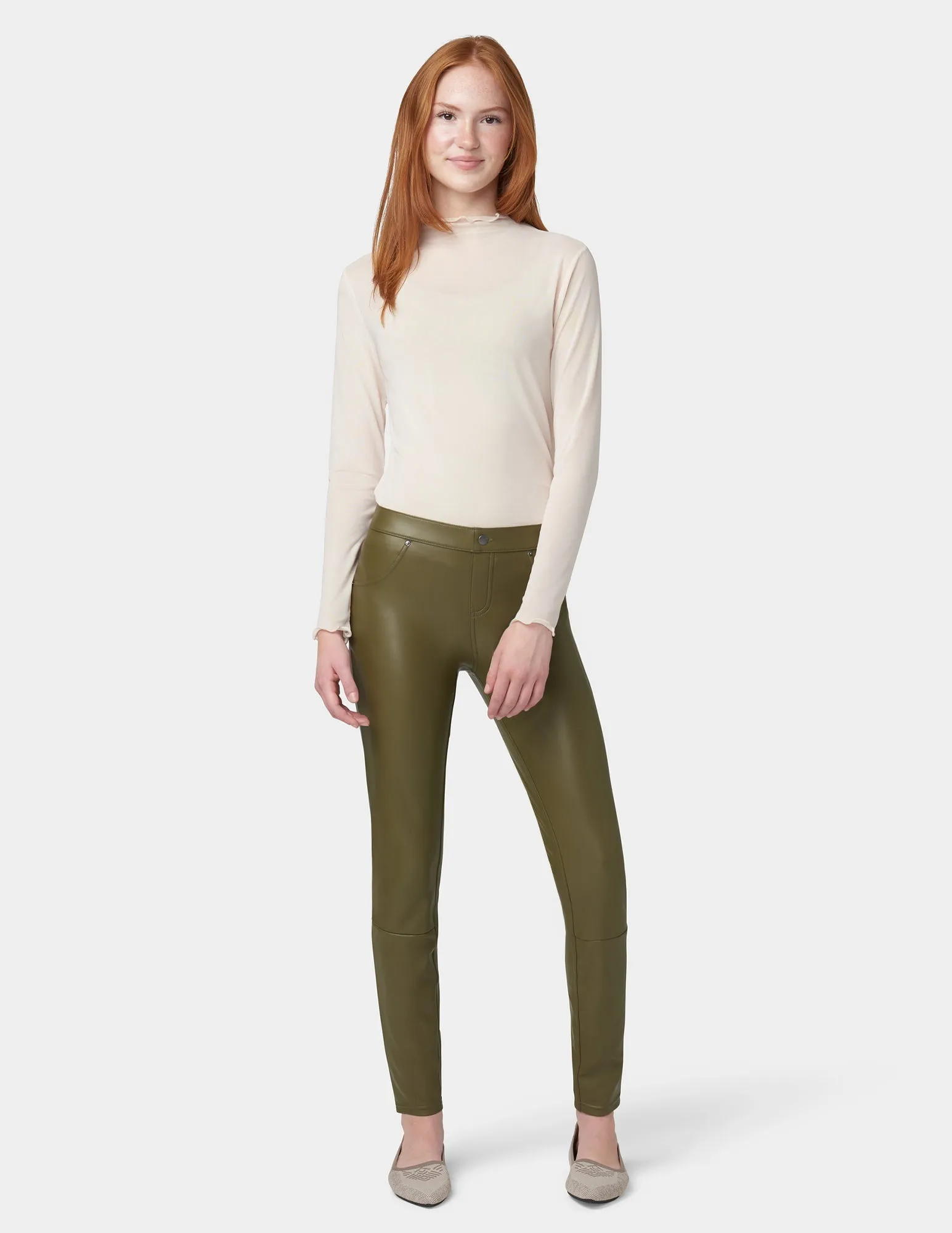 Leatherette Leggings