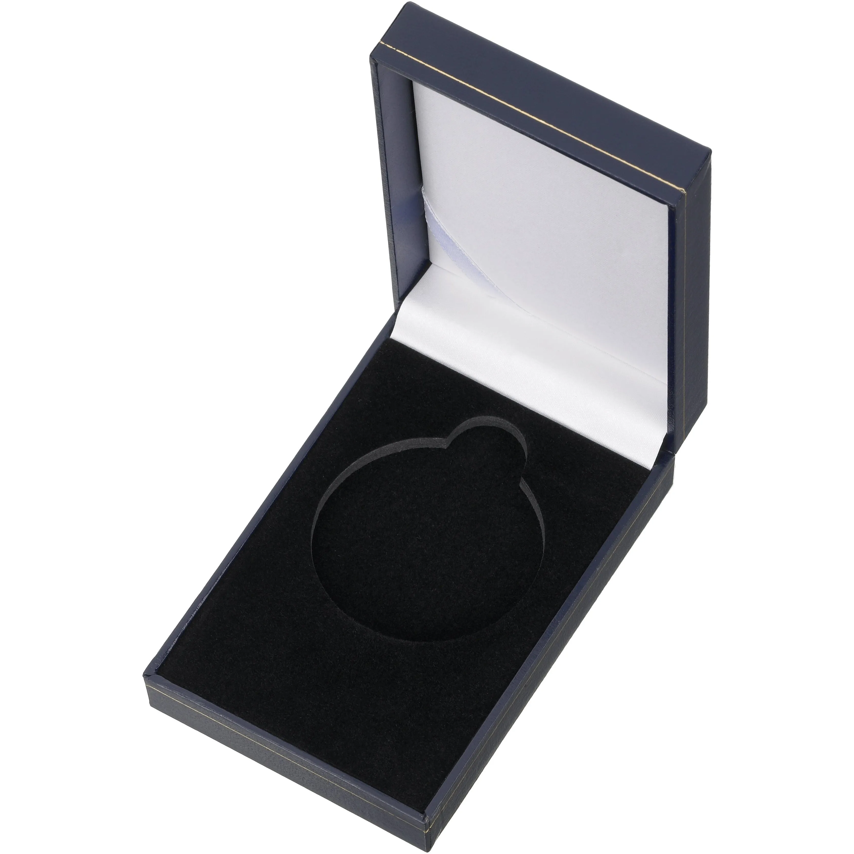 Leatherette Medal Box 50mm Blue
