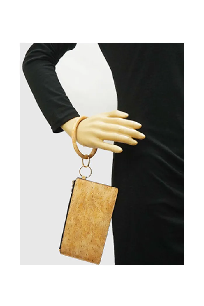 Leatherette Pouch Keychain
