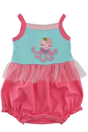 Lemon Loves Layette Twirly Octopus Bubble Romper