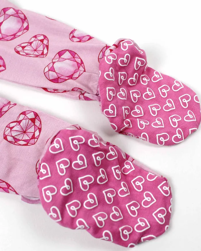 Lev Baby Jade Ruffled Zippered Footie