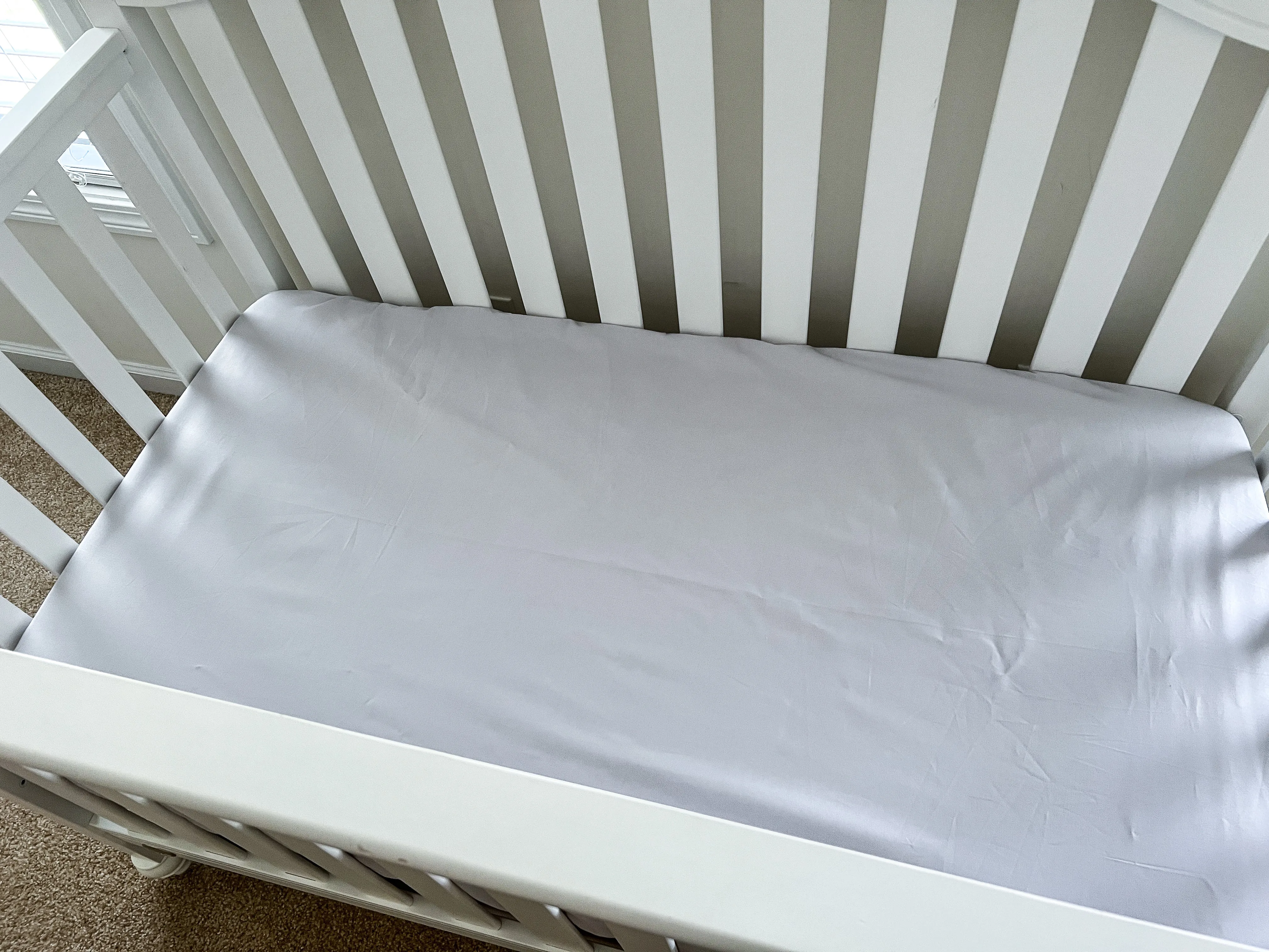 Light Gray Changing Pad Cover