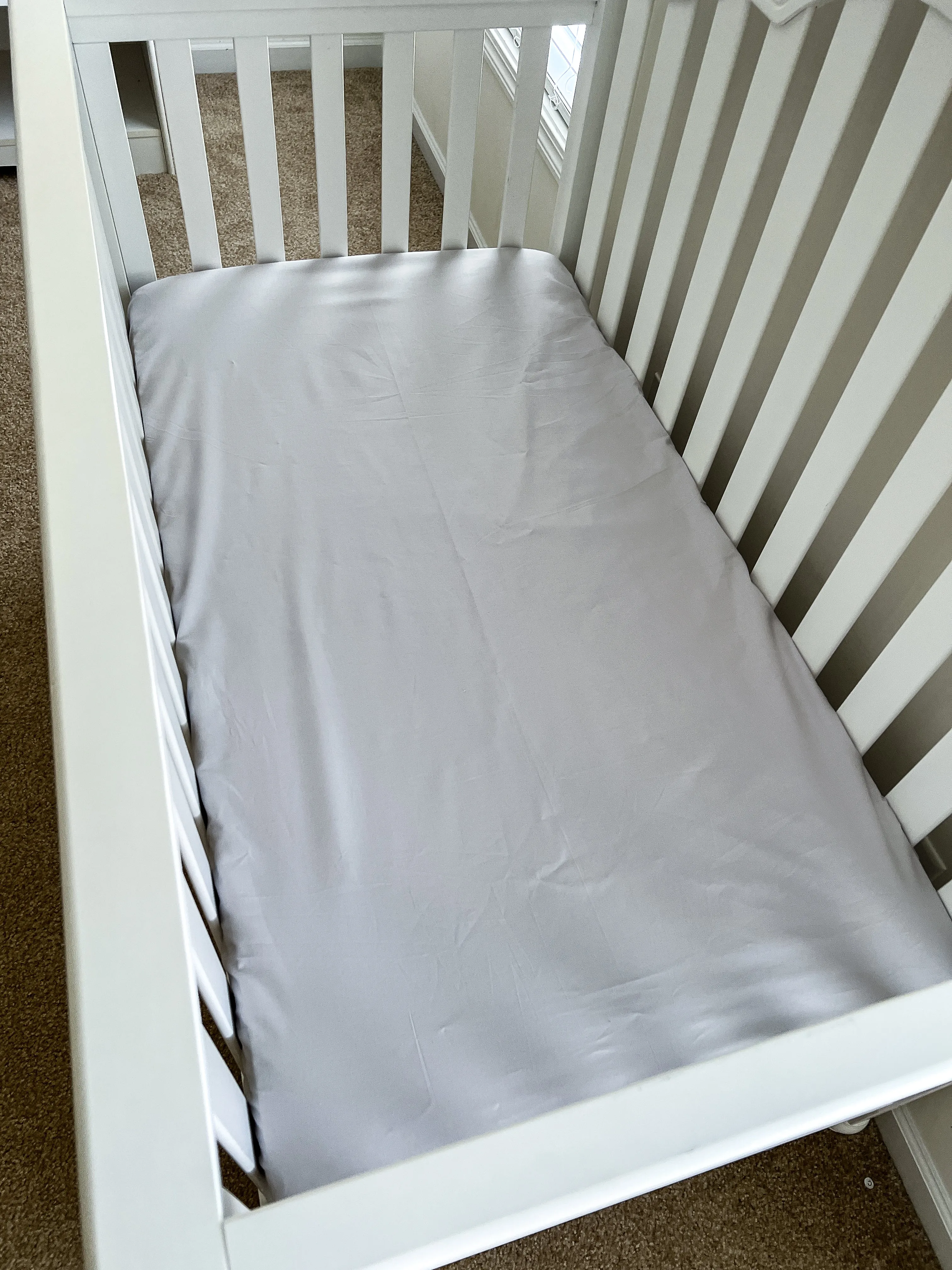 Light Gray Changing Pad Cover