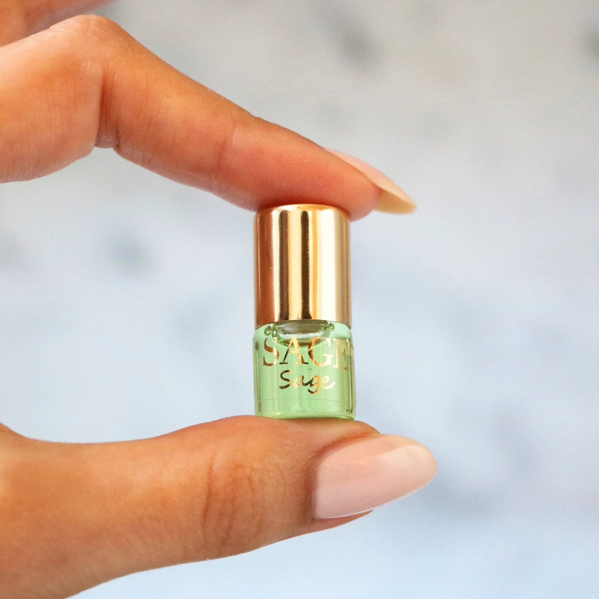 Lighter Scent Palette Mini Rollie Perfume Oil Concentrate Discovery Set by Sage