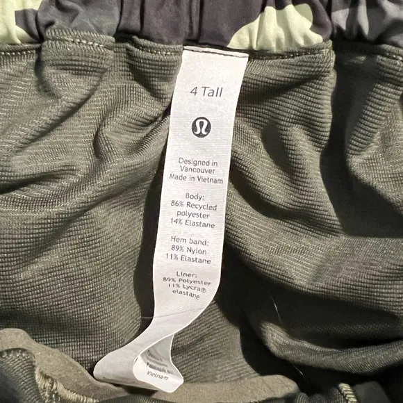 Like New Lululemon Hotty Hot Low Rise Short 4&quot; Long