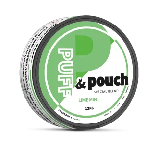 LIME MINT 12MG - PUFF&POUCH NICOTINE POUCHES