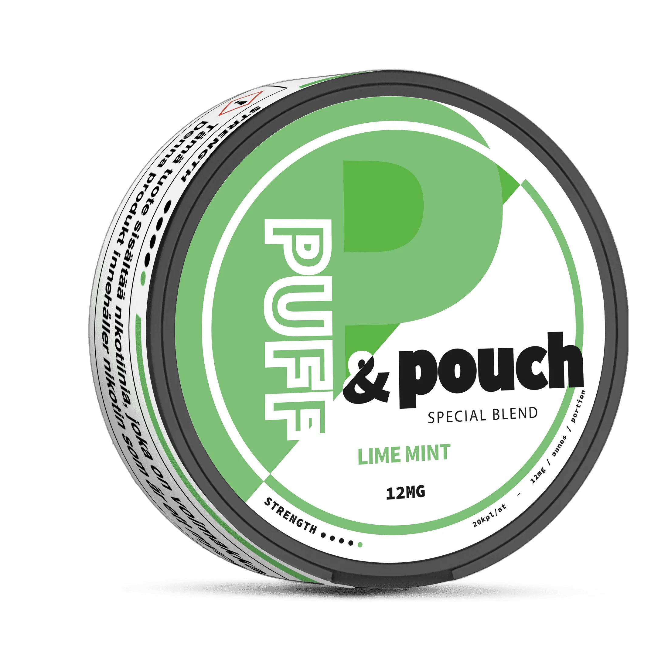 LIME MINT 12MG - PUFF&POUCH NICOTINE POUCHES