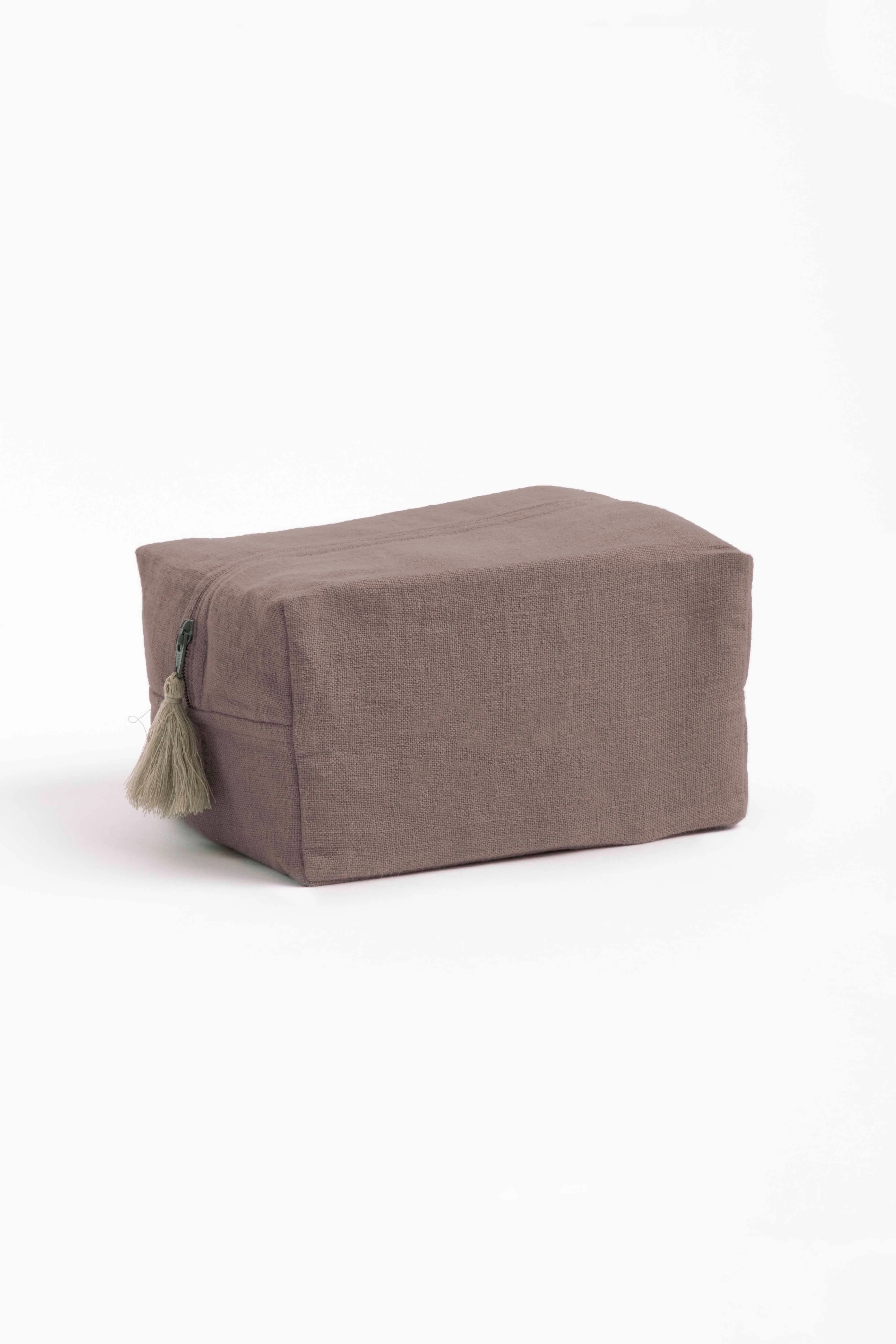 Linen Pouch-Dusty Gold