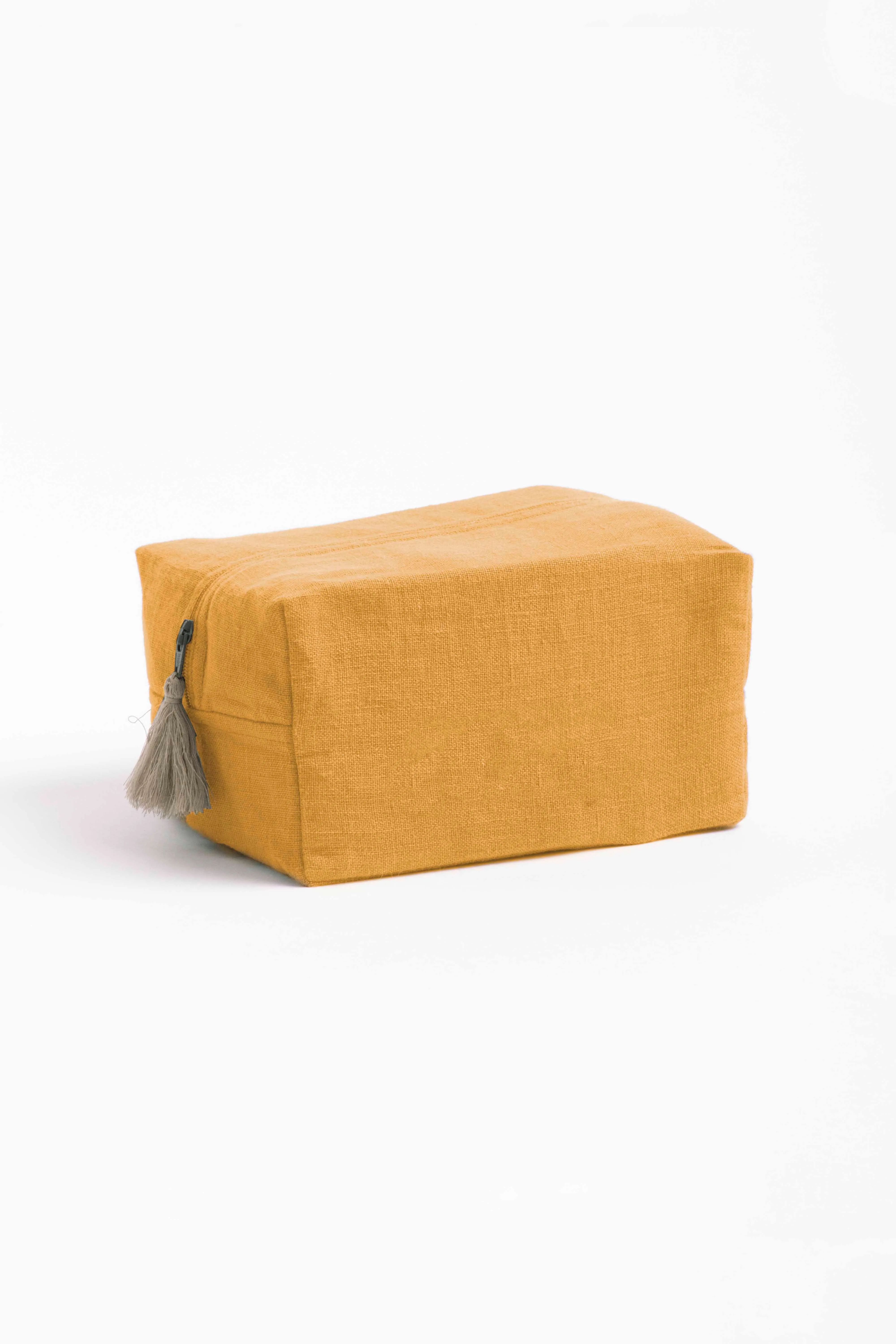 Linen Pouch-Dusty Gold