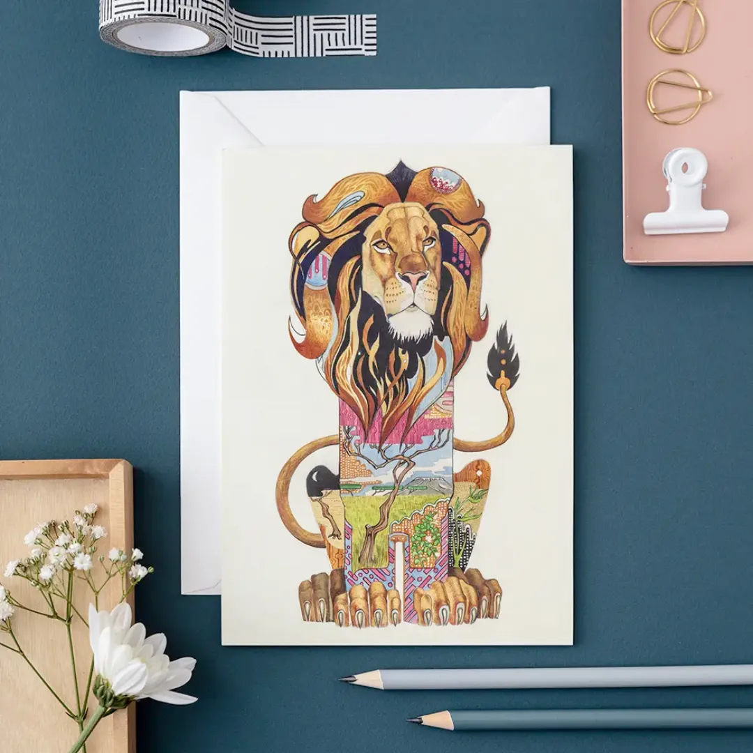 Lion Card