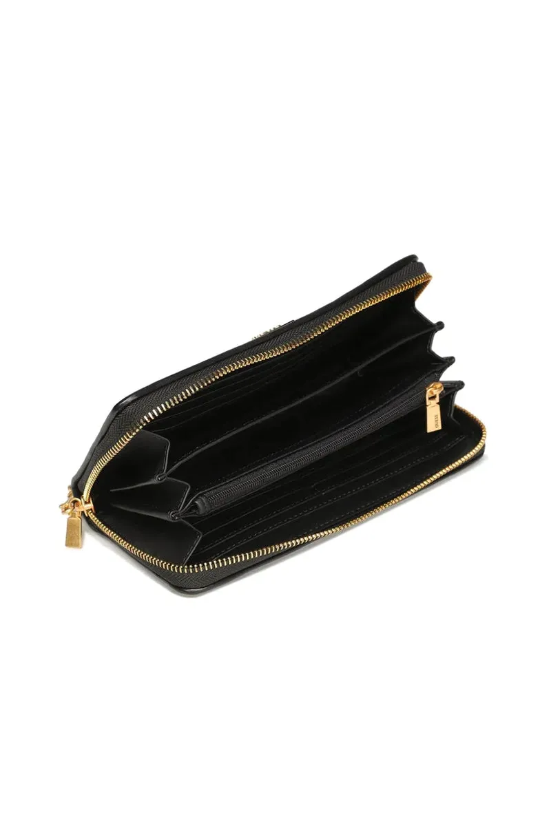 Lisbet Slg Large Zip Around - Black