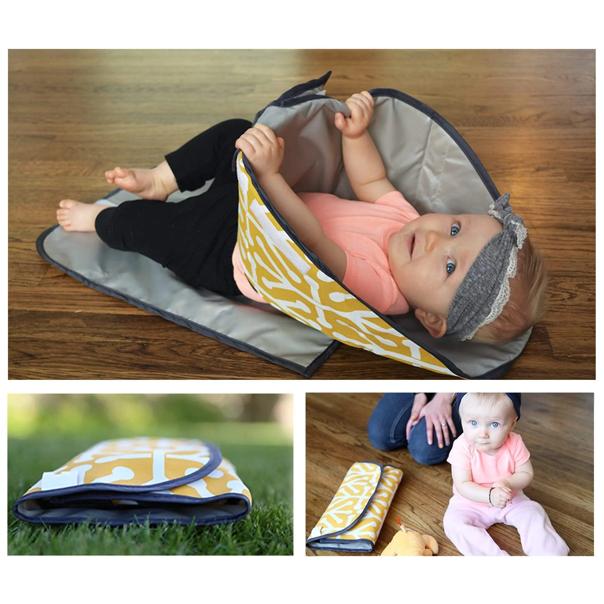 Little Clean Bums™  3-in-1 Baby Changing Pad Mat