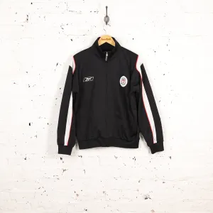 Liverpool 2005 Reebok Football Tracksuit Top Jacket - Black - S
