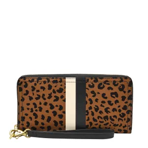 Logan RFID Zip Around Clutch