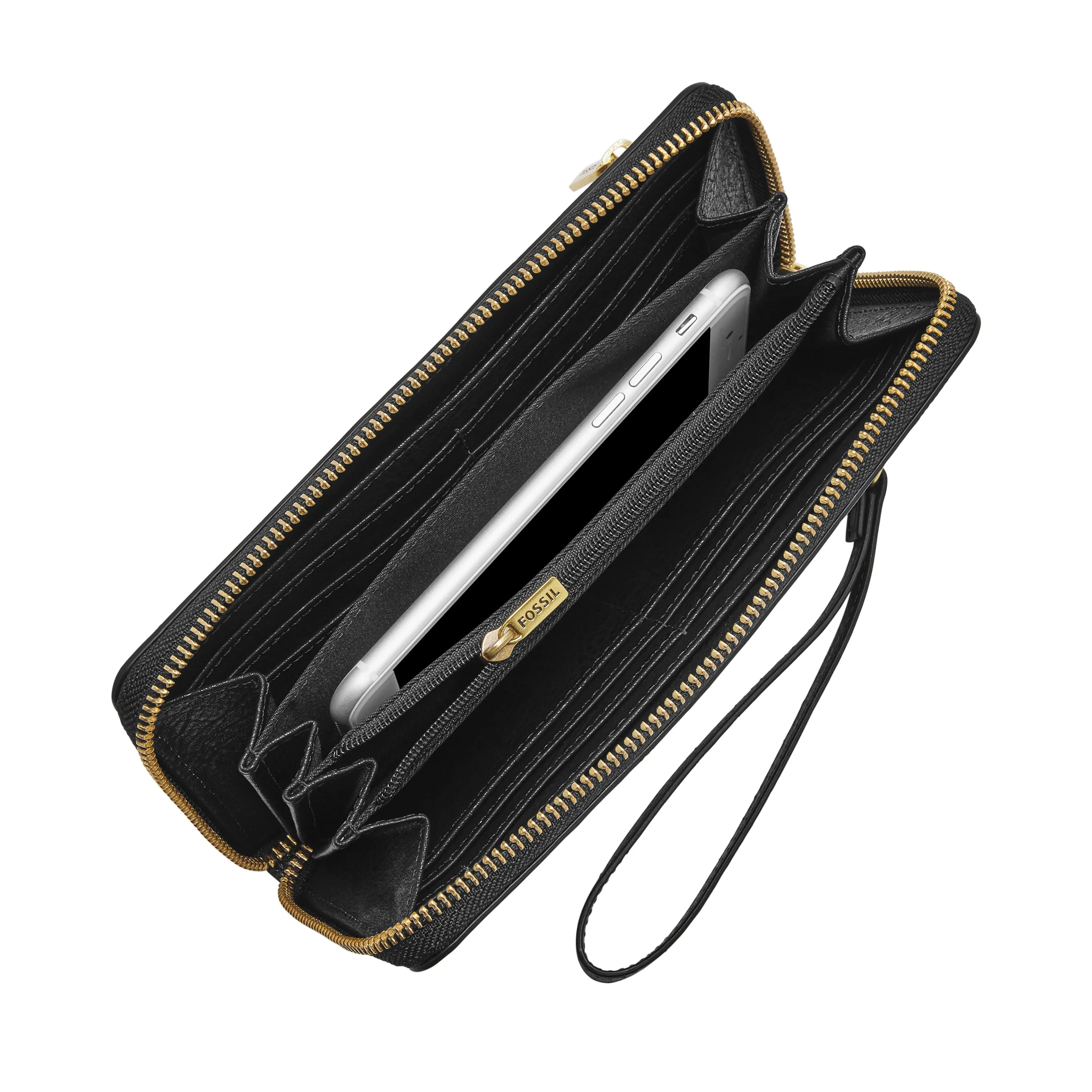 Logan RFID Zip Around Clutch