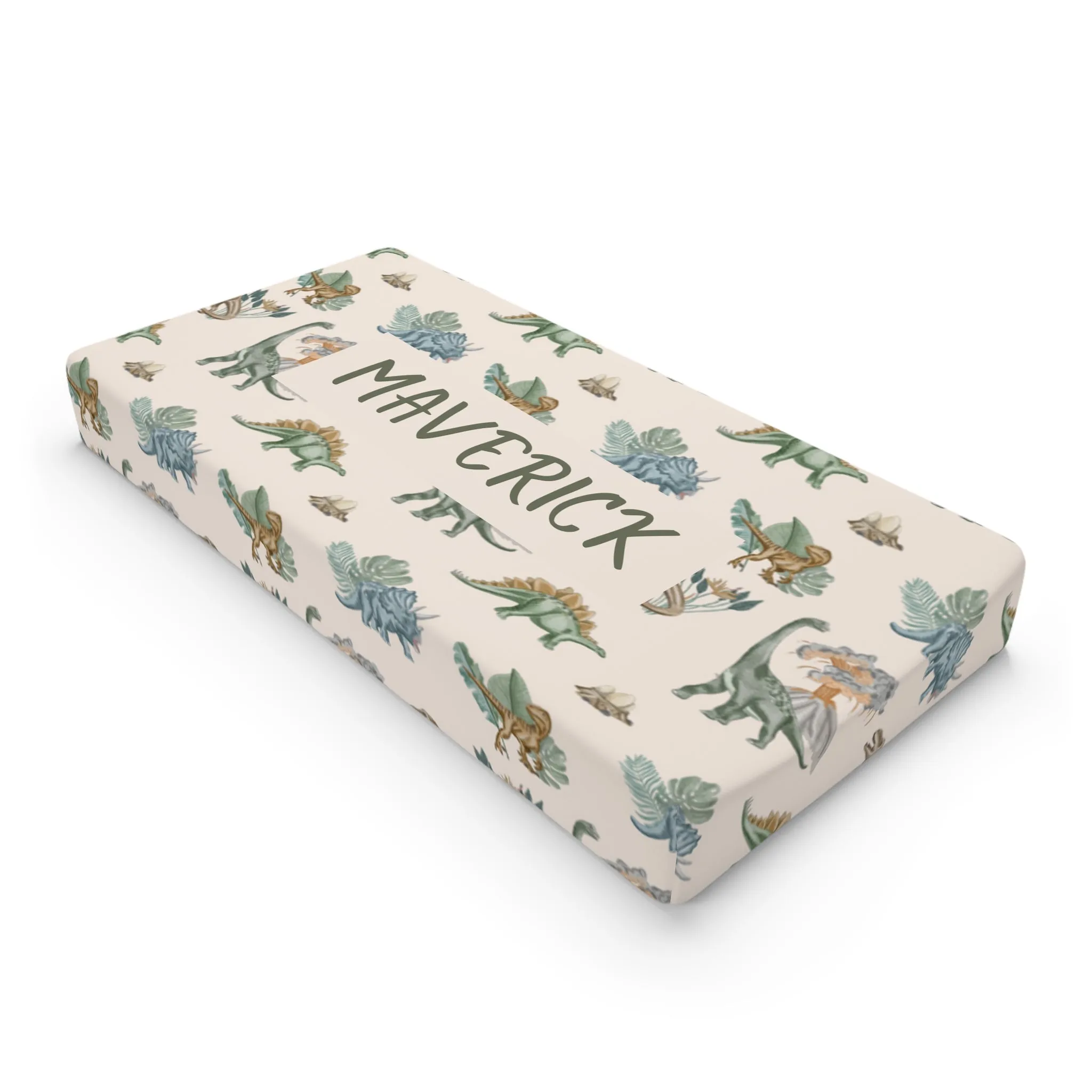 Lost World Changing Pad Cover (INCLUDE CUSTOM NAME & FONT OPTION IN NOTES AT CHECKOUT)