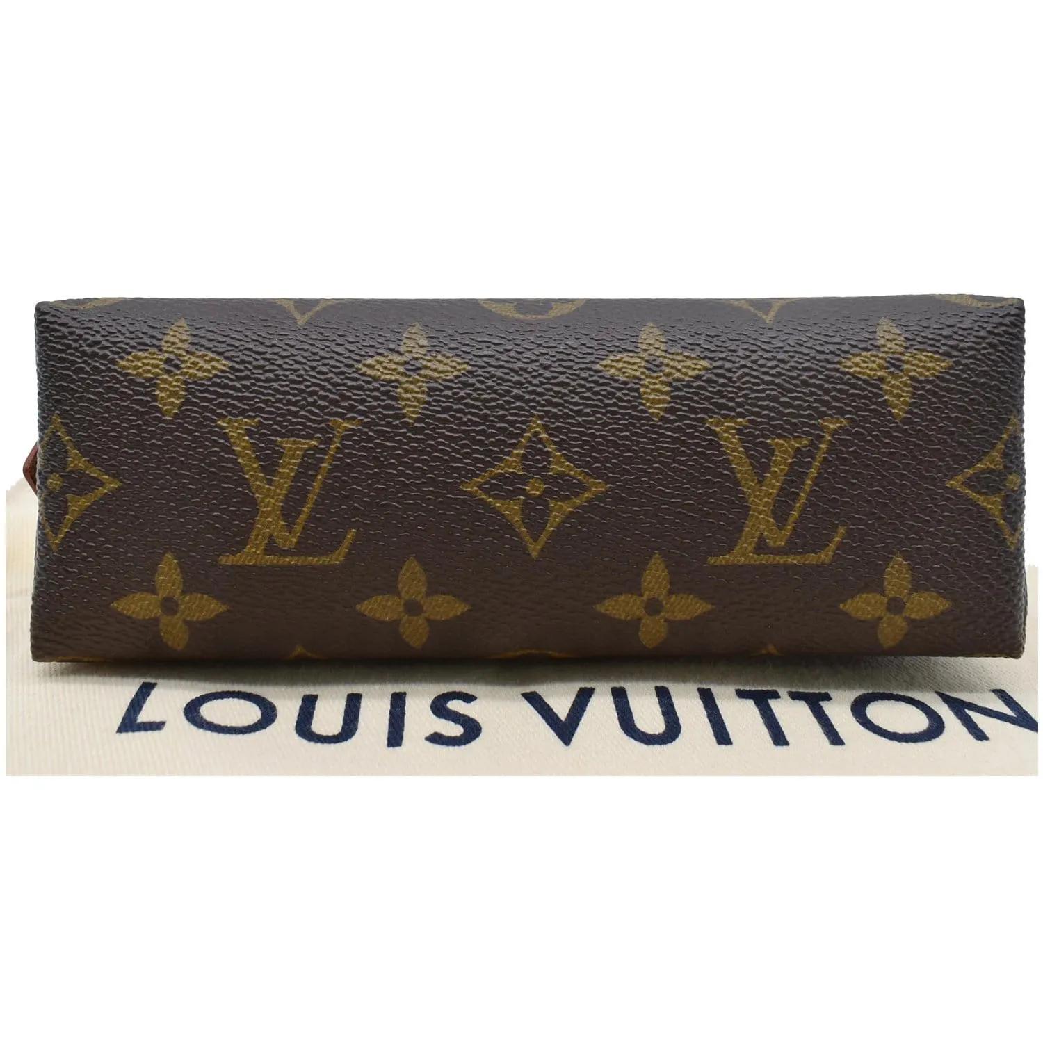 LOUIS VUITTON Monogram Canvas Cosmetic Pouch Brown