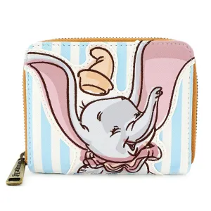 Loungefly Disney Dumbo Striped Zip Around Wallet