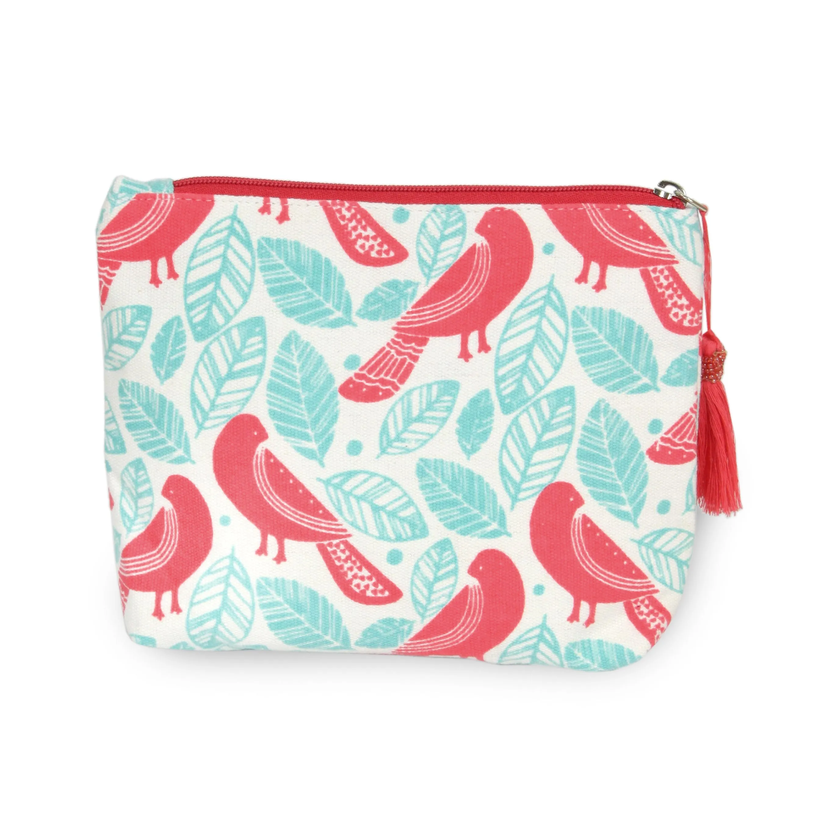 Love Bird Cosmetic Case, Coral