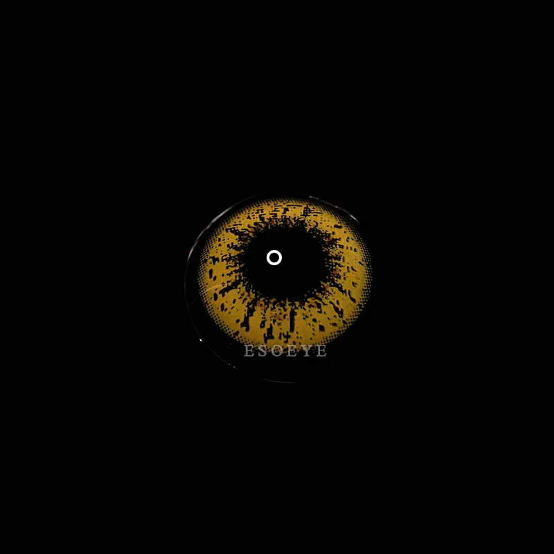 Love Words Bella Yellow Colored Contact Lenses Yearly