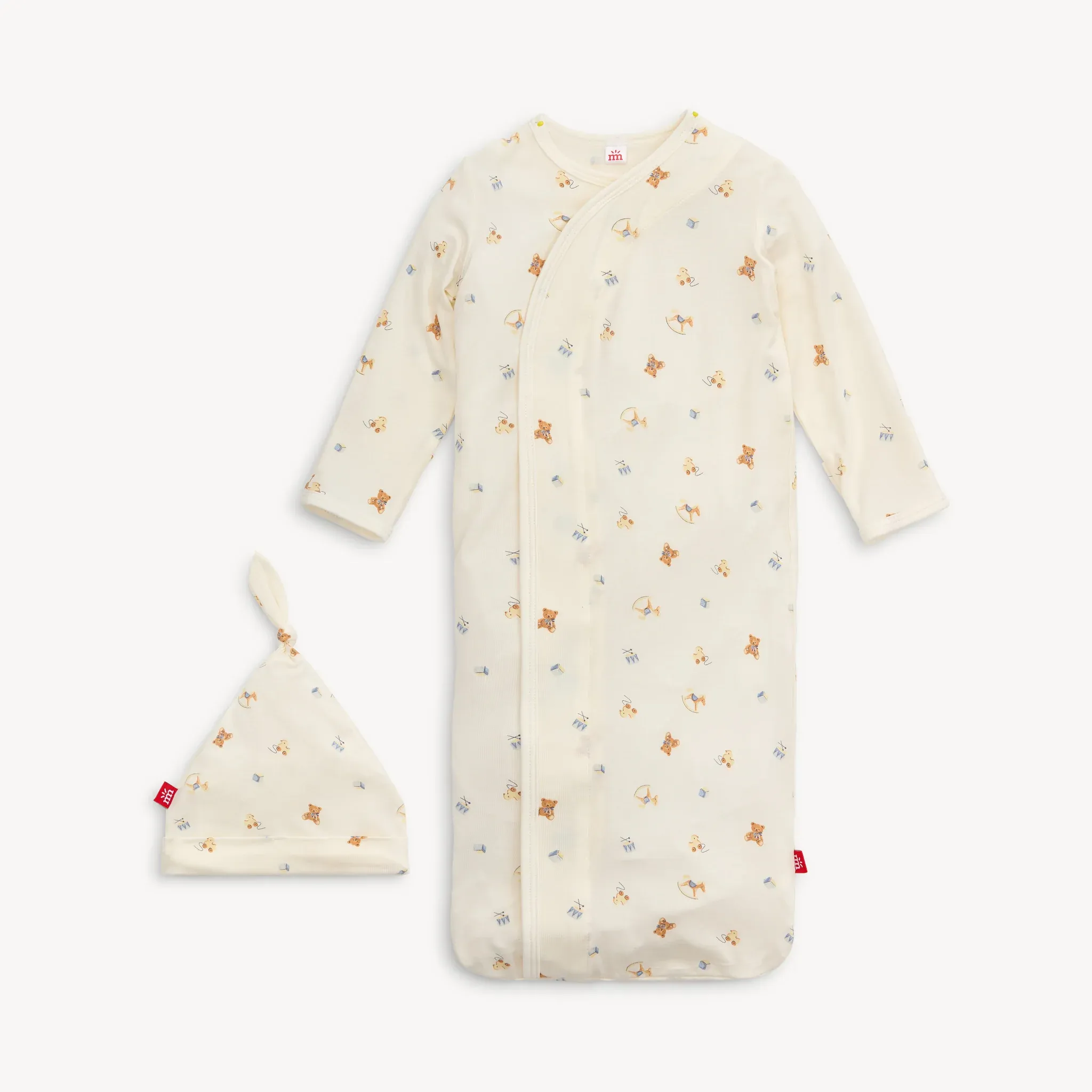lullaby lane modal magnetic cozy sleeper gown   hat set
