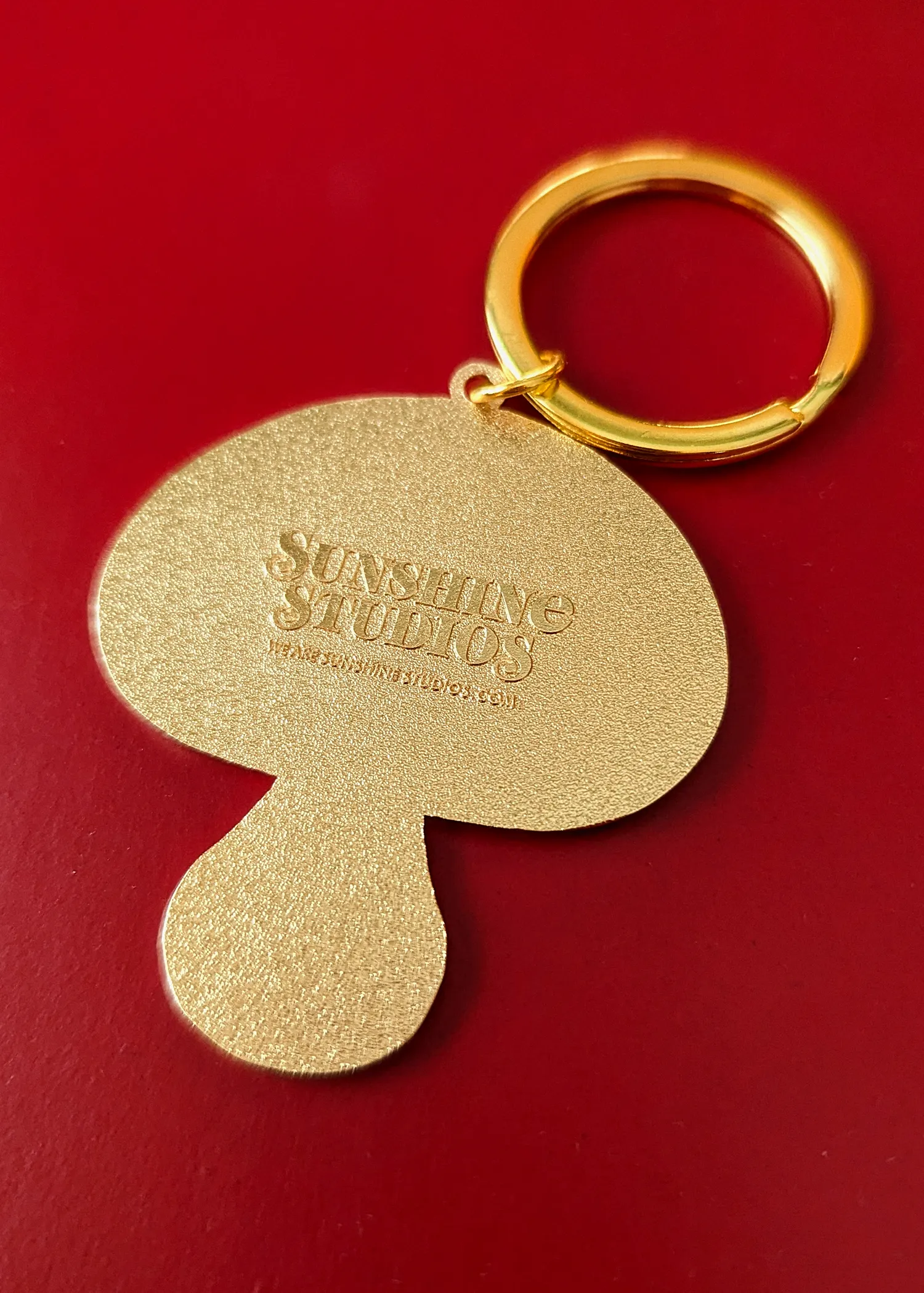 Magic Mushroom Enamel Keychain