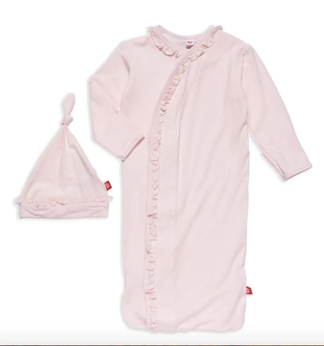 Magnetic Me-Pin Dot Pink Gown Set