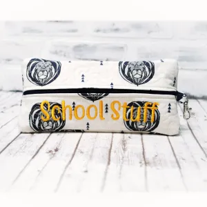 Mascot Lions Personalized Quilted Pouch