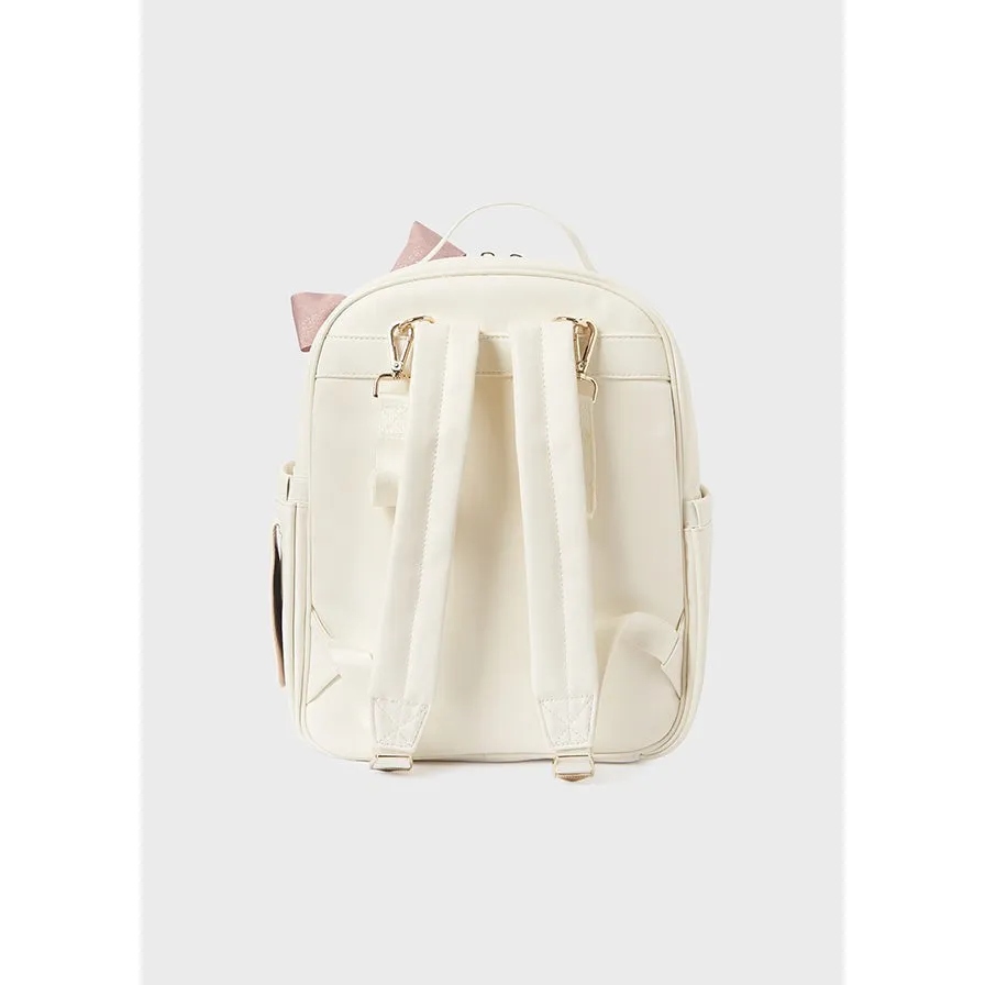 Mayoral Natural Padded Backpack Diaper Bag