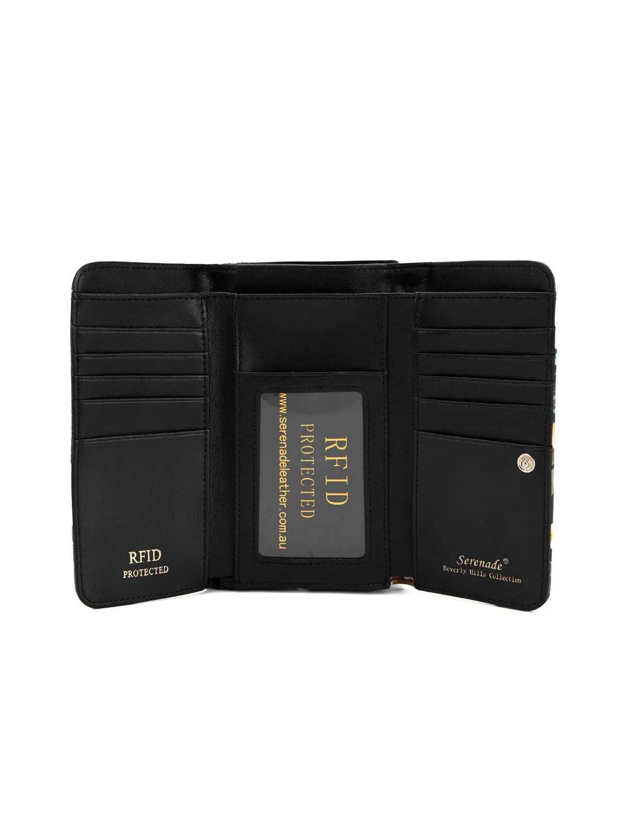 MEILING MED LEATHER RFID WALLET- WSN6402-SALE