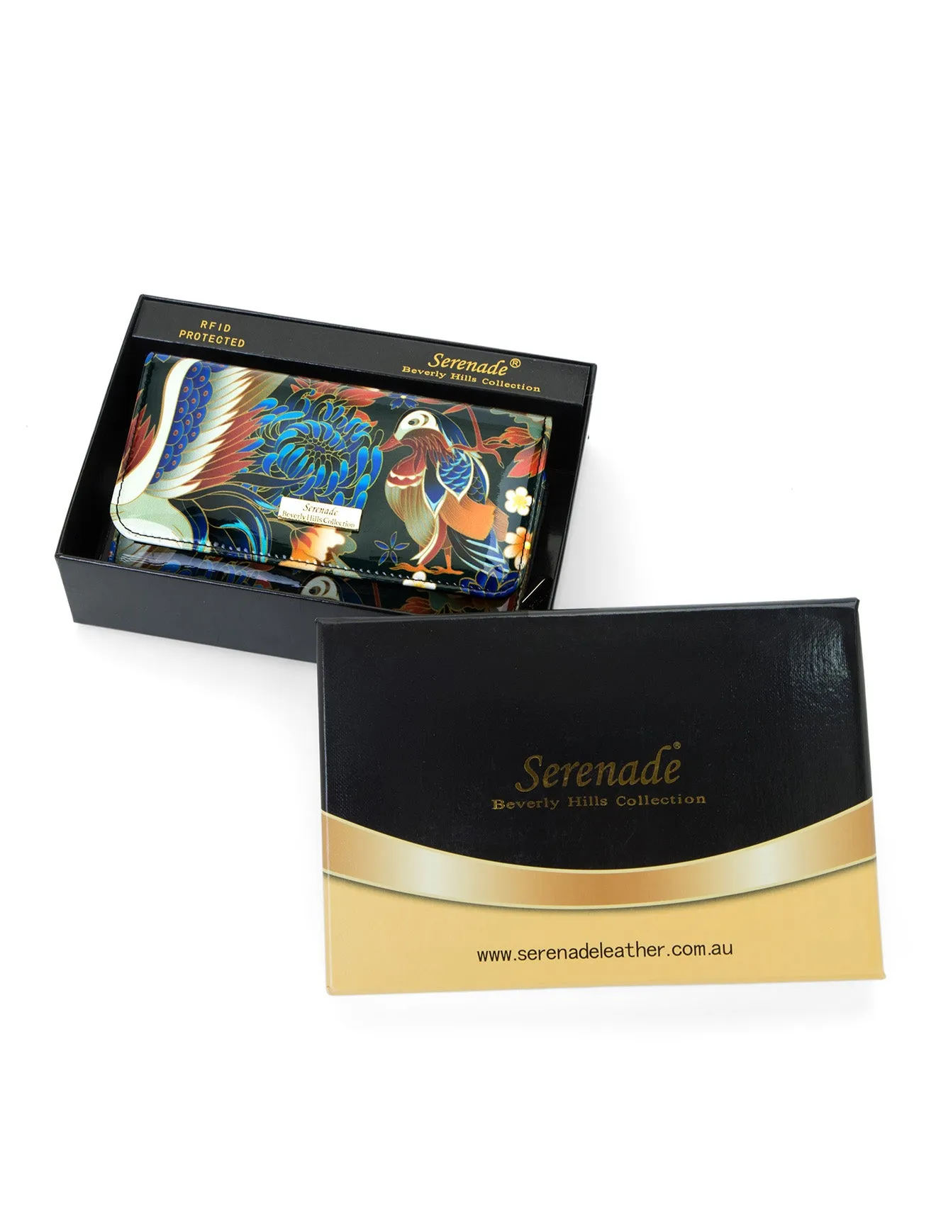 MEILING MED LEATHER RFID WALLET- WSN6402-SALE