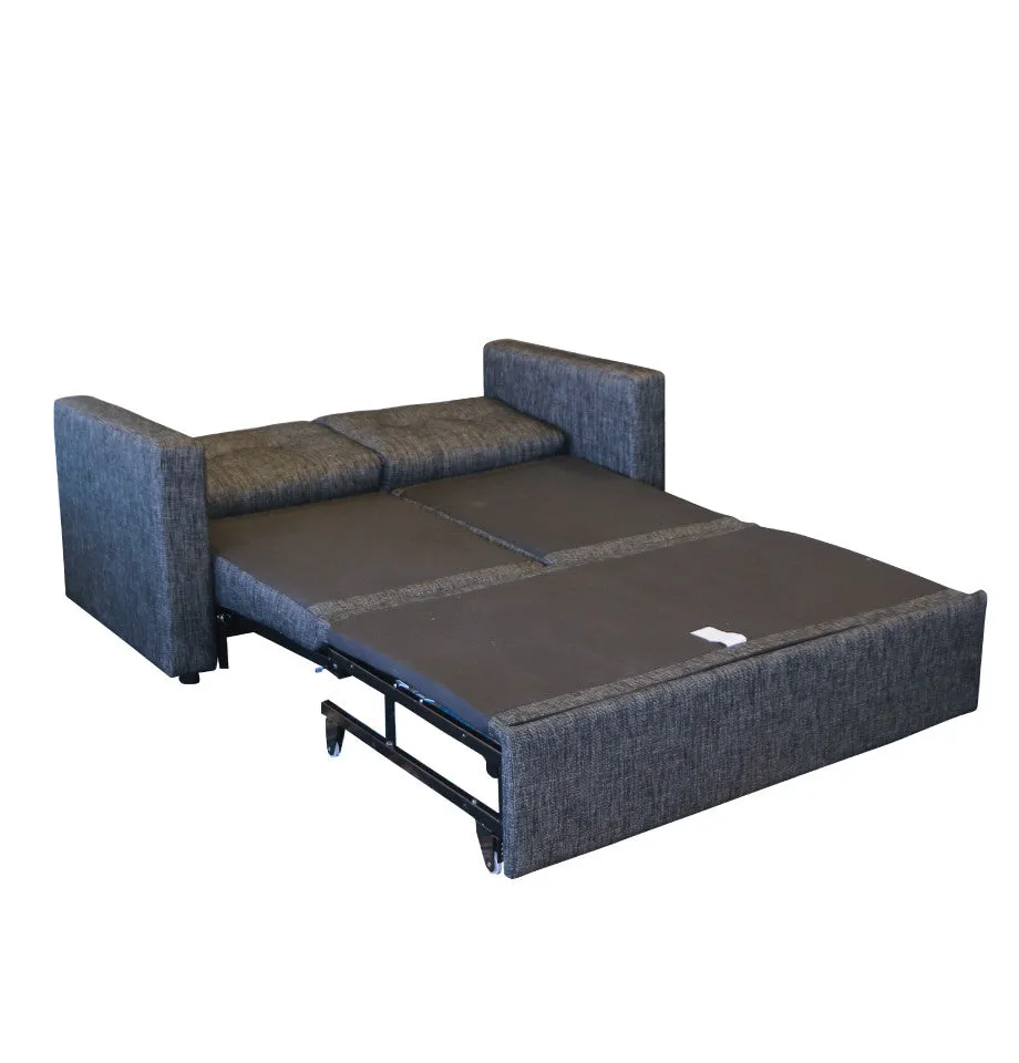 Memphis Sofa Bed - Double Size (Trio Mech.) - NZ Made - Jake Charcoal