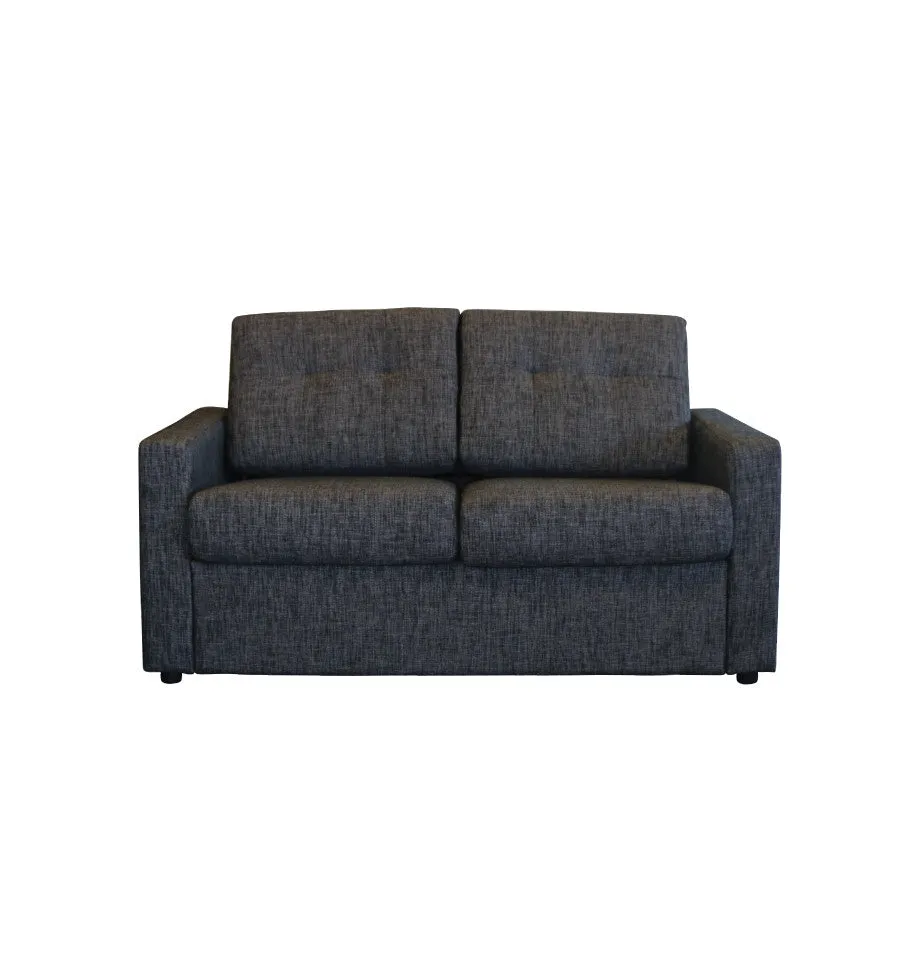 Memphis Sofa Bed - Double Size (Trio Mech.) - NZ Made - Jake Charcoal