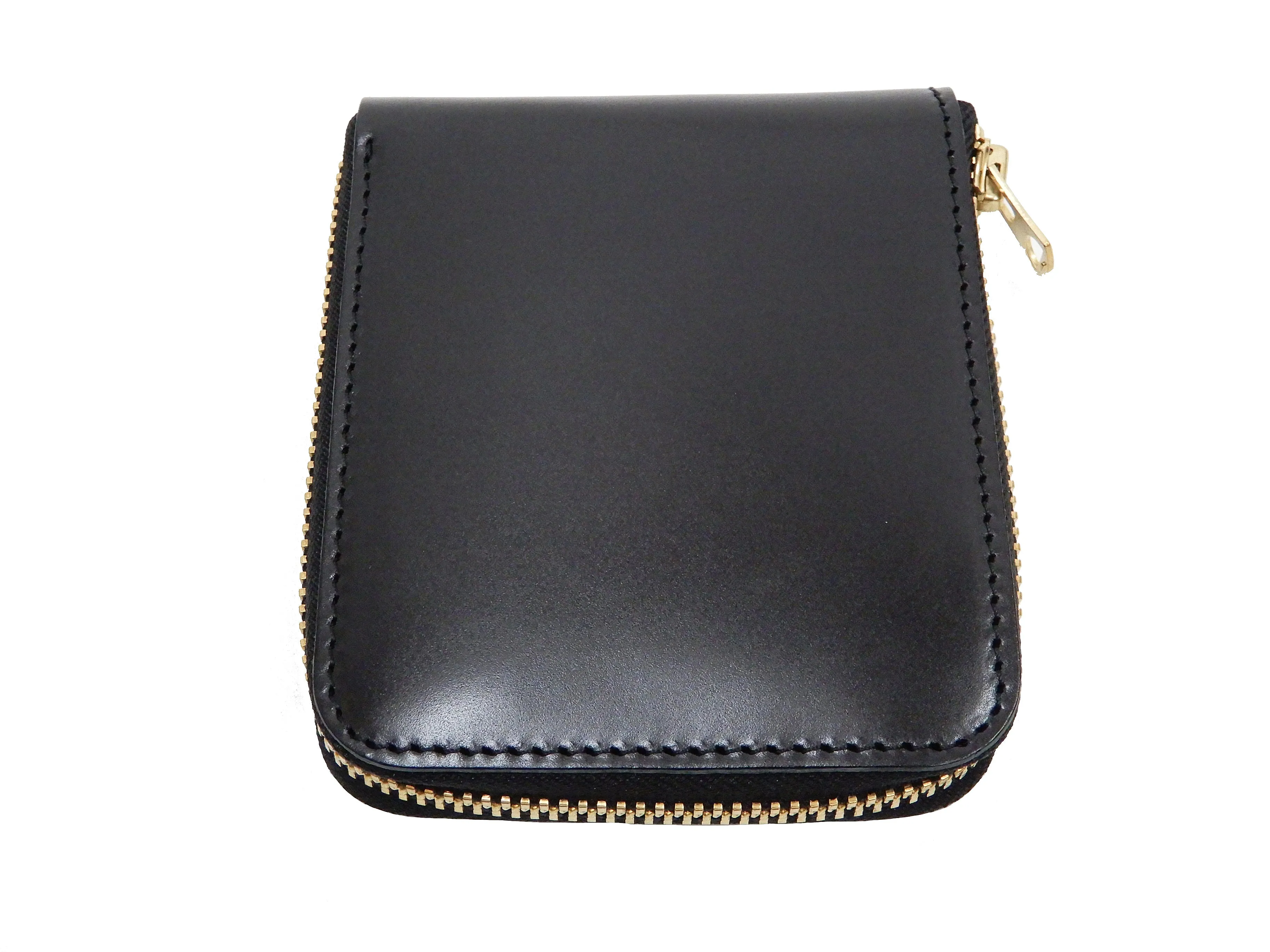 Men's Casual Leather Short Wallet Barns Outfitters Cordovan Zip Around Wallet LE-4319 Black