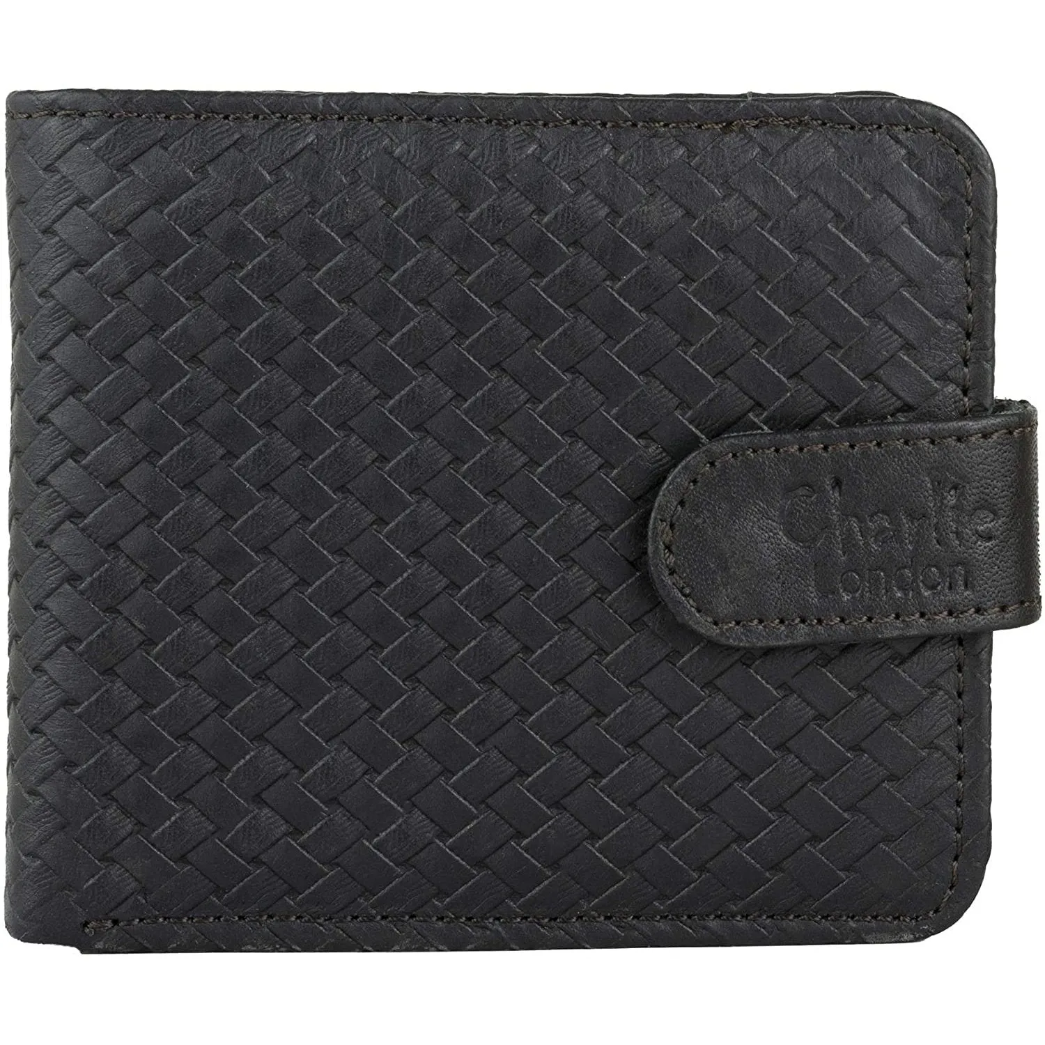 Mens Slim RFID Protected Genuine Leather Card Holder Wallet with Gift Box