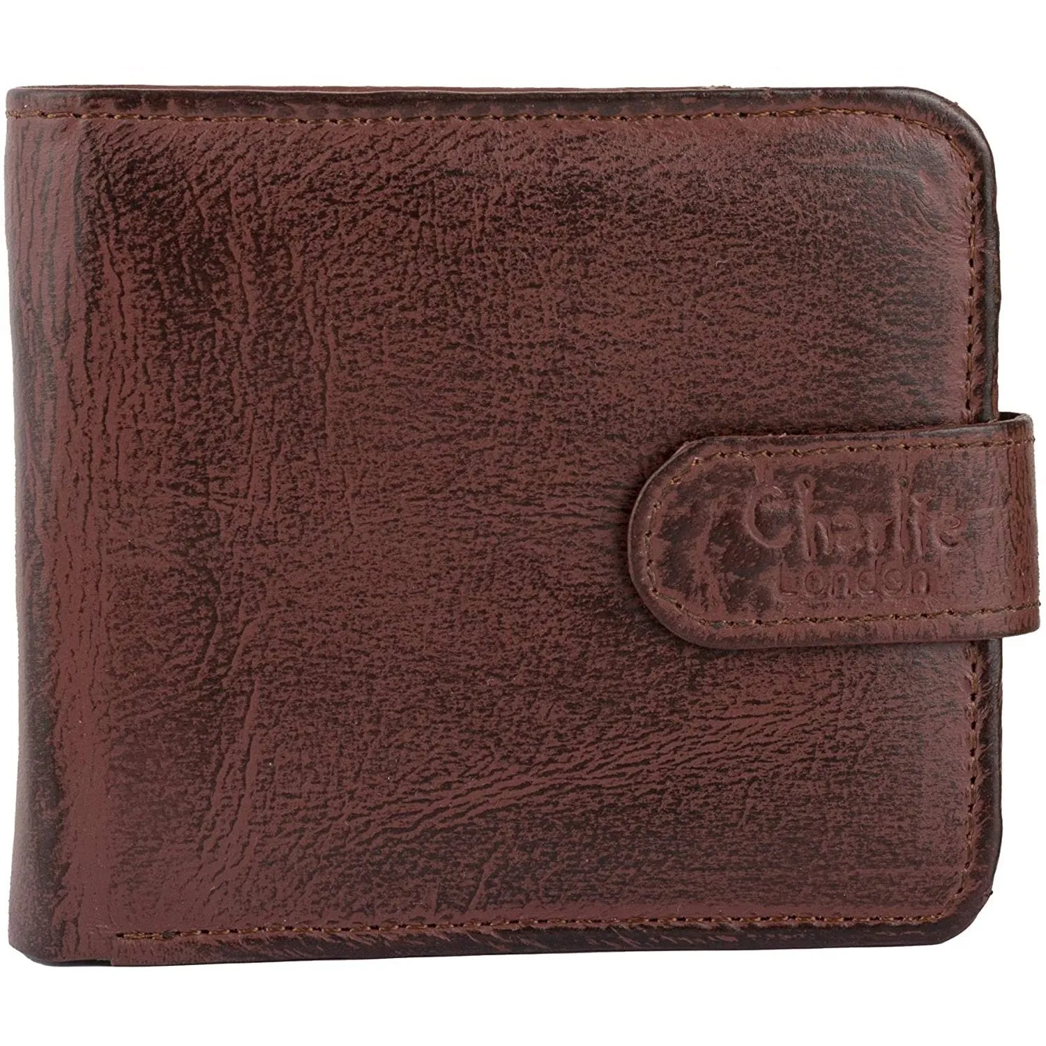 Mens Slim RFID Protected Genuine Leather Card Holder Wallet with Gift Box