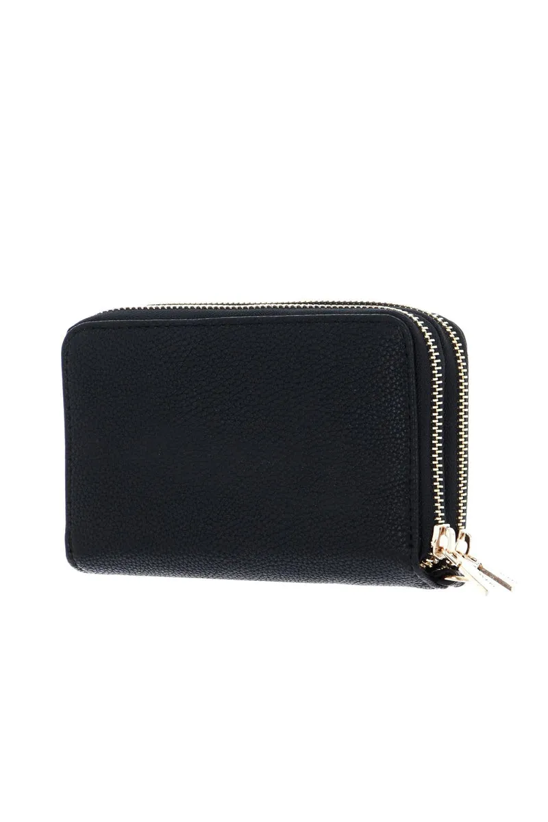 Meridian Slg Medium Zip Around - Black
