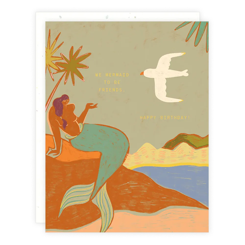 mermaid card