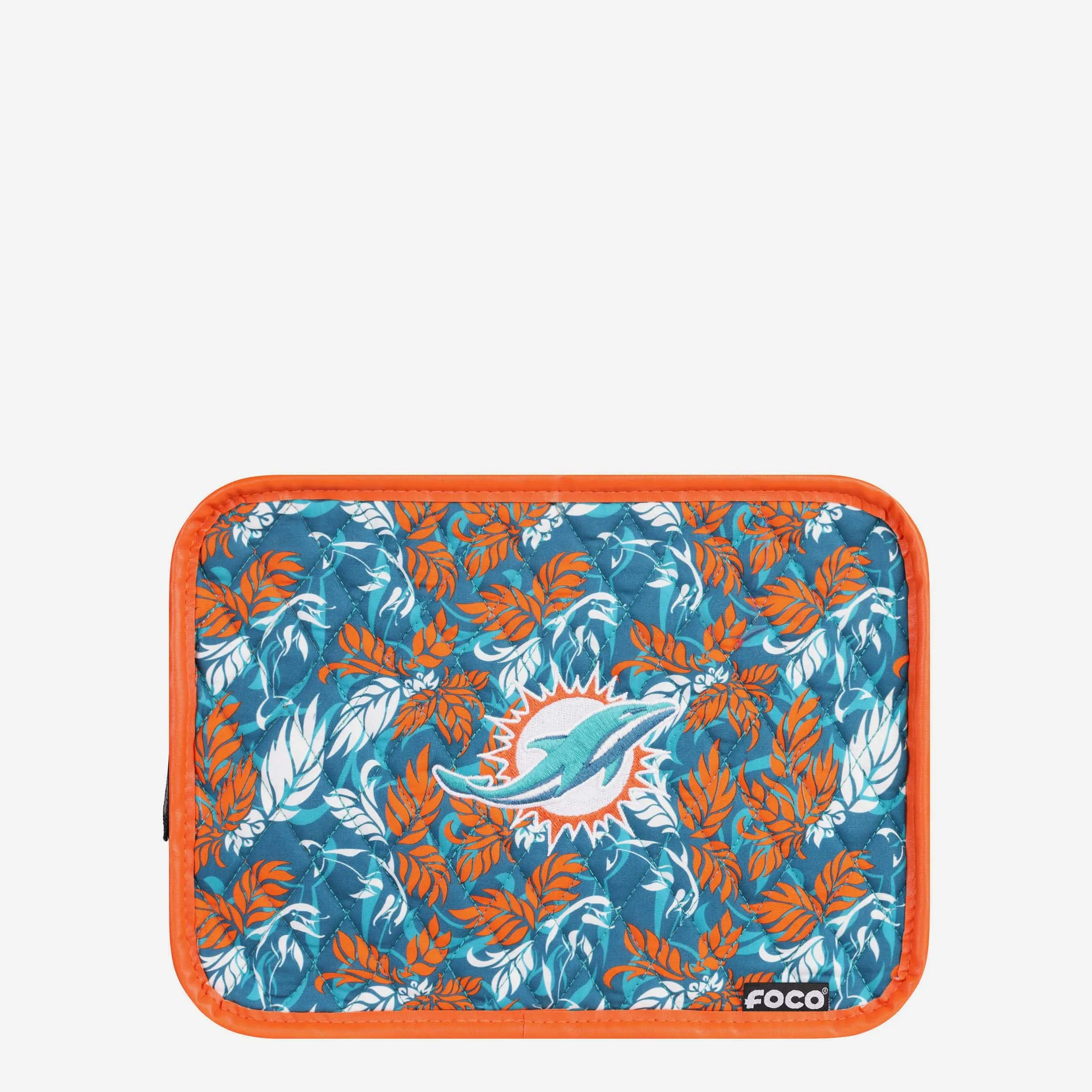 Miami Dolphins Quilted Printed Cosmetic Bag