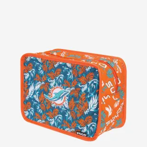 Miami Dolphins Quilted Printed Cosmetic Bag