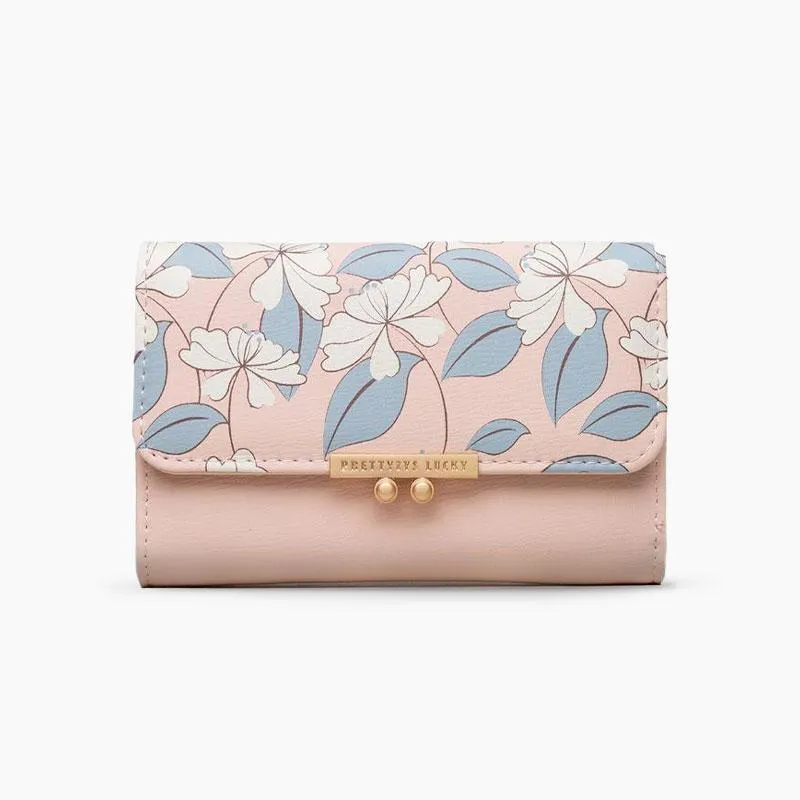 Mid-length Tri-fold Printed Wallet