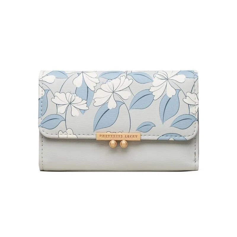 Mid-length Tri-fold Printed Wallet
