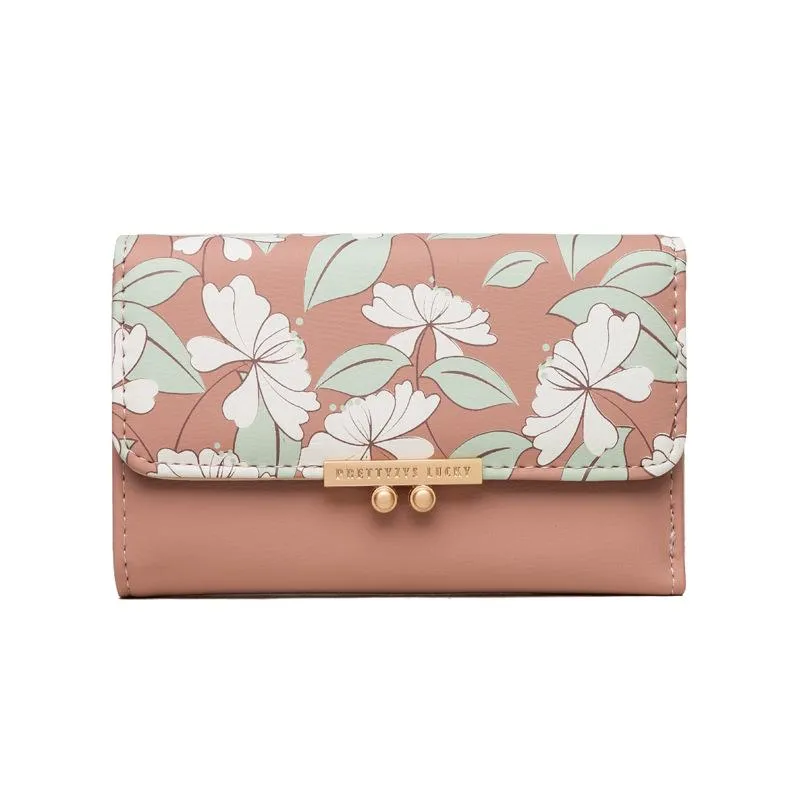 Mid-length Tri-fold Printed Wallet