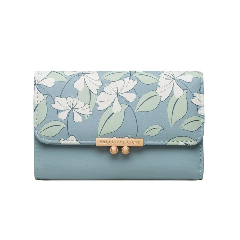 Mid-length Tri-fold Printed Wallet