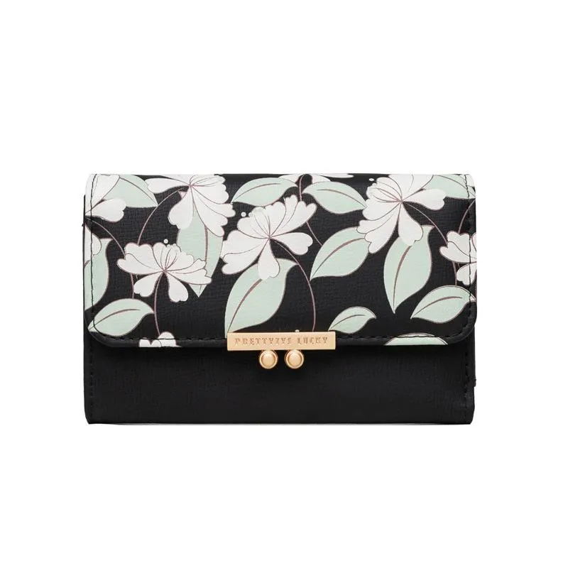 Mid-length Tri-fold Printed Wallet